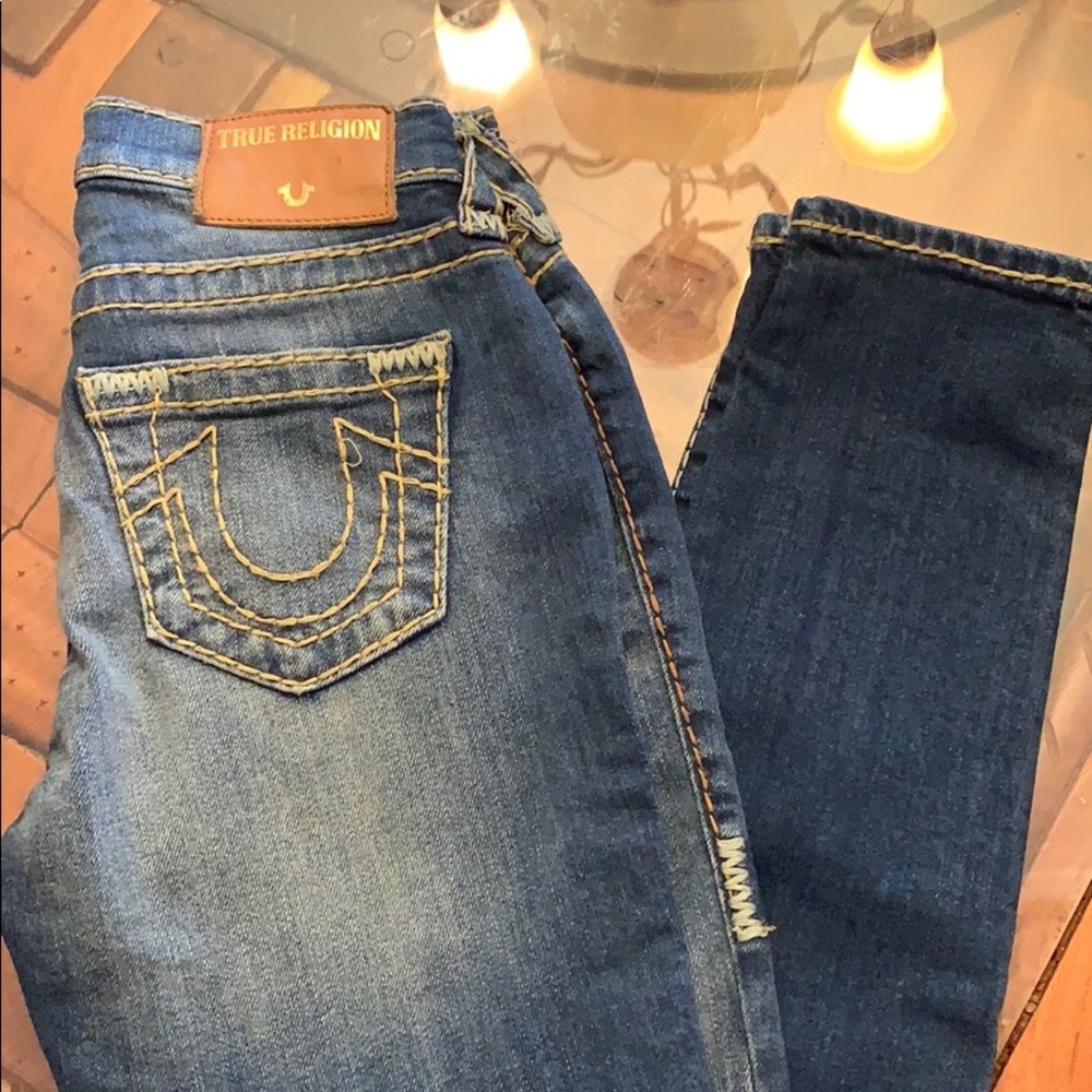 Great condition jeans size 23. True Religion.